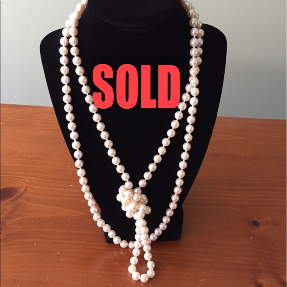 30" Strand of Fake Pearls